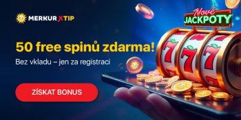 MerkurXTip 50 free spinů zdarma bez vkladu pro nové hráče