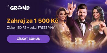 Grandwin Casino 150 free spinů za registraci a protočení 1500 Kč