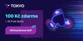 Tokyo Casino 100 Kč zdarma+50 free spinů za registraci bez vkladu