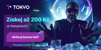 Tokyo Casino 200 Kč ve freespinech pro nové hráče - freespiny na hry Synot